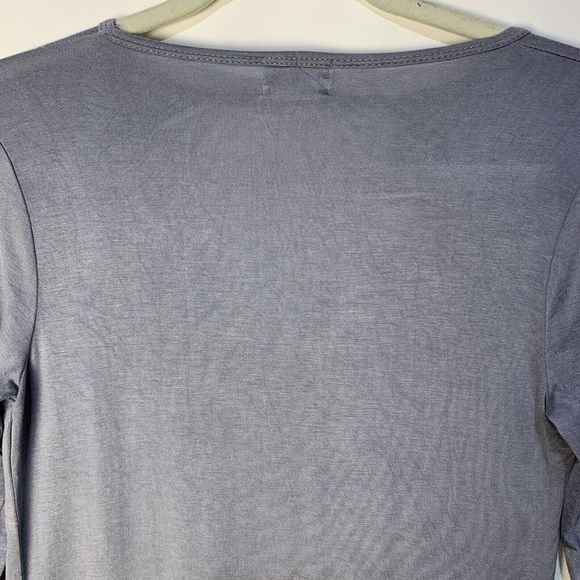 Women's PST Project Social Tee Keyhole Choker 3/4 Sleeve Top XS M New 7524 - Picture 7 of 9